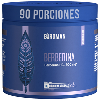 Berberina HCL - 180 Cápsulas - 90 Porciones