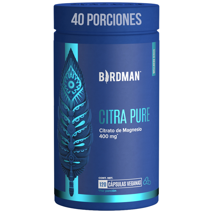 Citrato de Magnesio - 120 Cápsulas - 40 Porciones