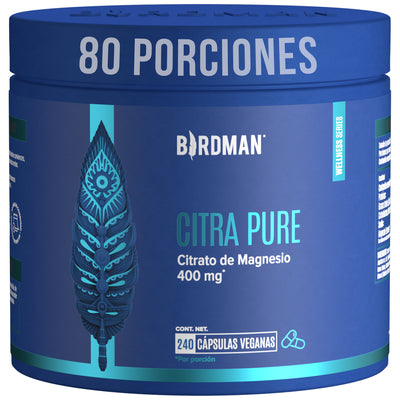 Citrato de Magnesio - 240 Cápsulas - 80 Porciones - Pack