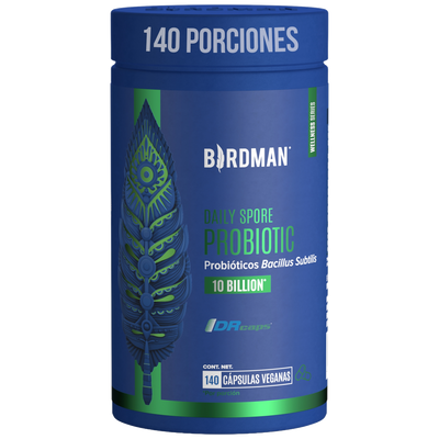 Daily Spore Probiotic - Probióticos con 10 Billones de UFC - 140 Cápsulas - 140 Porciones