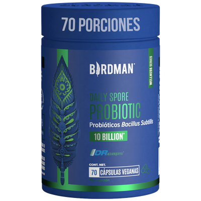 Daily Spore Probiotic - Probióticos con 10 Billones de UFC - 70 Cápsulas - 70 Porciones