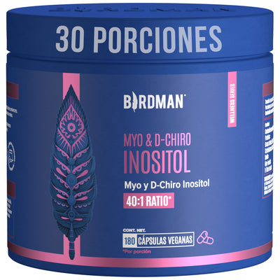 Myo & D-Chiro Inositol - 180 Cápsulas - 30 Porciones - Pack