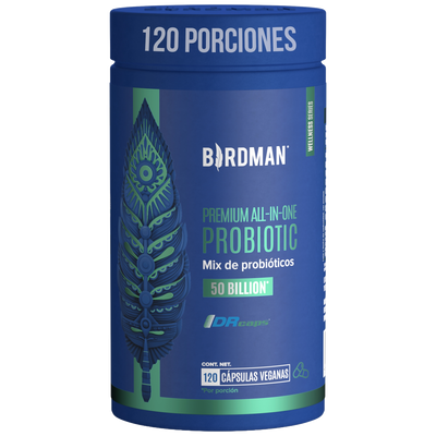 Premium All-In-One Probiotic - Probióticos con 50 Billones de UFC - 120 Cápsulas - 120 Porciones