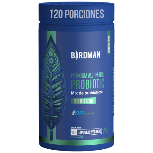 Premium All-In-One Probiotic - Probióticos con 50 Billones de UFC - 120 Cápsulas