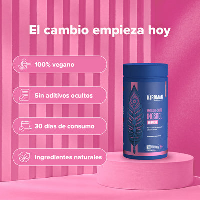 Myo & D-Chiro Inositol en Polvo - 123 g