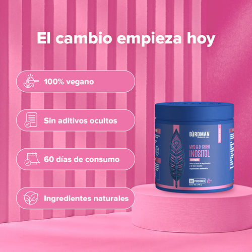 Myo & D-Chiro Inositol en Polvo - Ratio 40:1 - 246 g