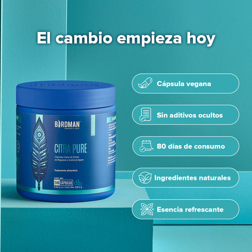 Citrato de Magnesio 400mg - 240 Cápsulas