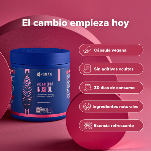Myo & D-Chiro Inositol - Ratio 40:1 - 180 Cápsulas