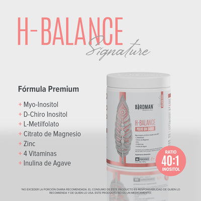 H-Balance: Inositol con Magnesio y Vitaminas - Sin Sabor - 444g