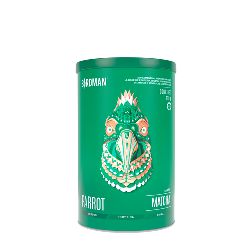 Parrot Greens & Protein - Proteína en Polvo con Verdes & Vitaminas - Matcha 210 g