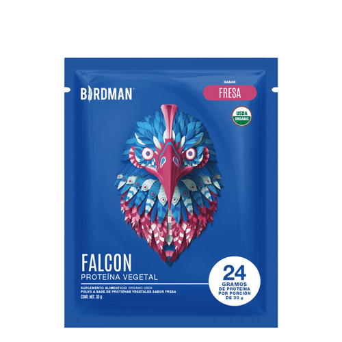 Falcon Protein Fresa 12 Pack Sobres