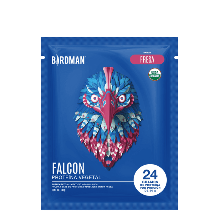 Falcon Protein Fresa 12 Pack Sobres