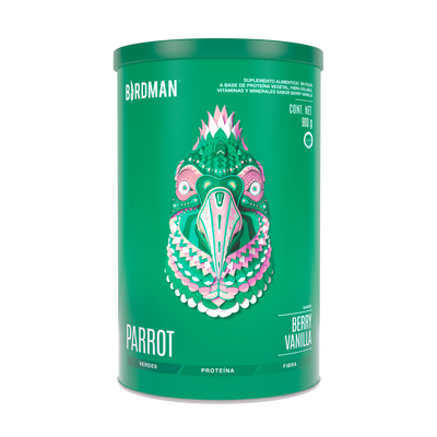 Parrot Greens & Protein Berry Vainilla 900 g