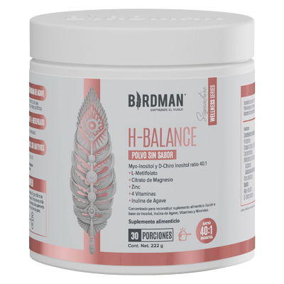 H-Balance: Inositol con Magnesio y Vitaminas - Sin Sabor - 222g