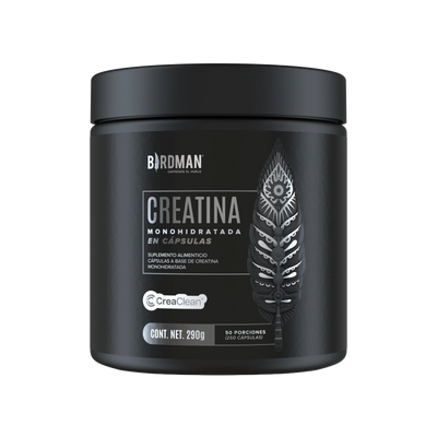 Creatina Monohidratada en Cápsulas - 50 Porciones - 250 Cápsulas