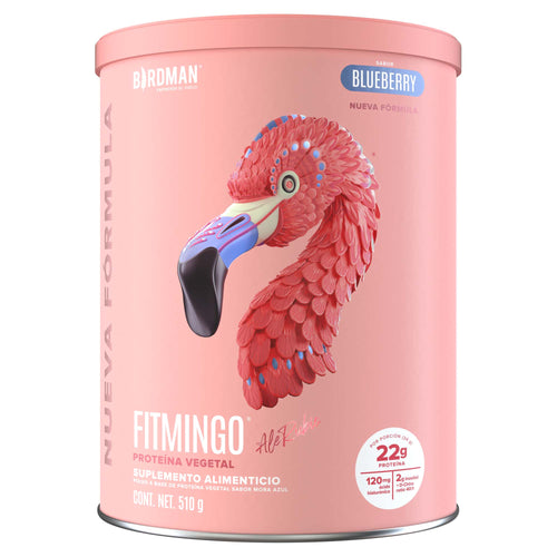 Fitmingo Protein Proteína en Polvo con Inositol & Vitaminas - Blueberry 510 g