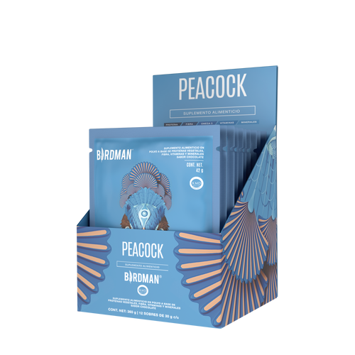 Peacock Plant Meal Coco-Vainilla 10 Pack Sobres pack