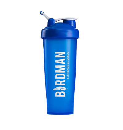 Botella Shaker Birdman Azul pack