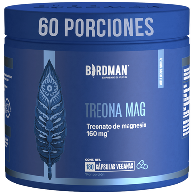 Treonato de Magnesio 160mg - 180 Cápsulas