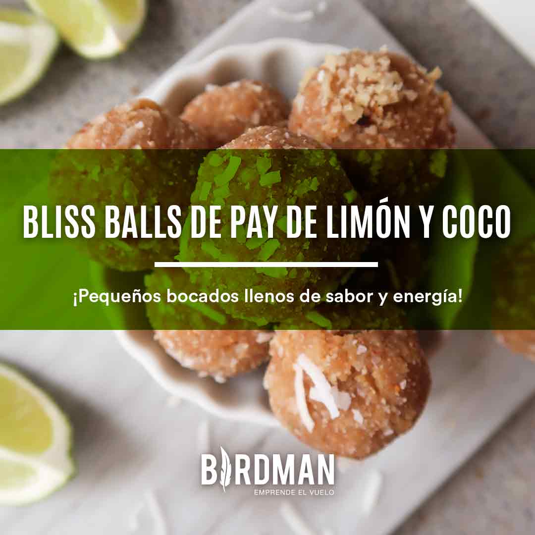 Bliss Balls de Pay de Limón y Coco
