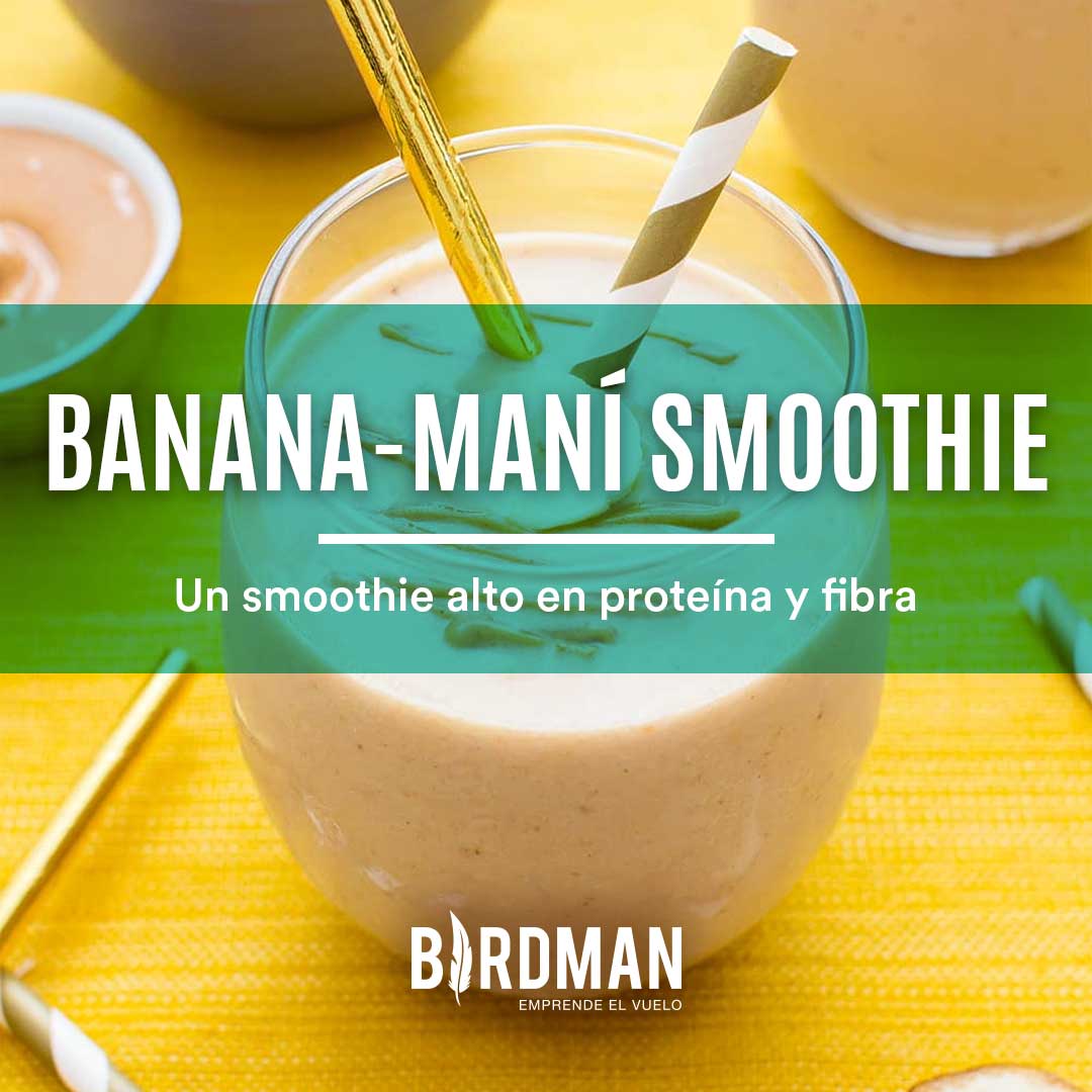 Banana-Maní Smoothie