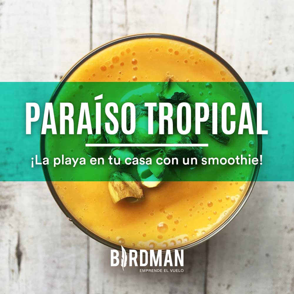 Smoothie Paraíso Tropical: La Playa en tu Casa | VidaBirdman