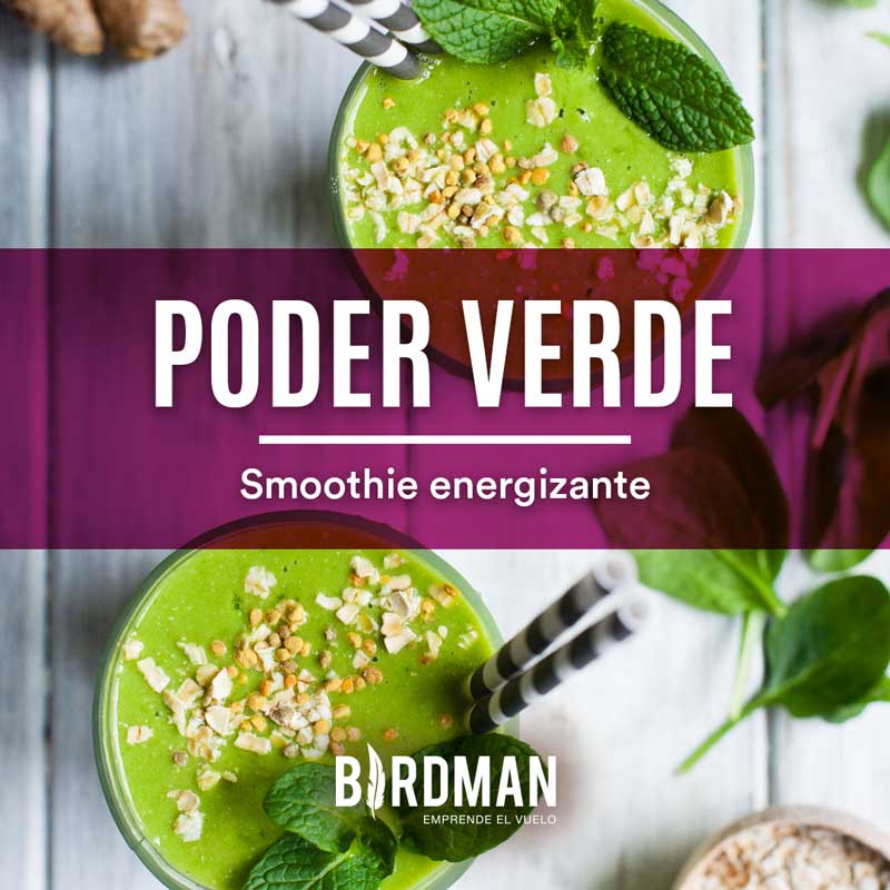 Smoothie Poder Verde: Llénate de Energía | VidaBirdman