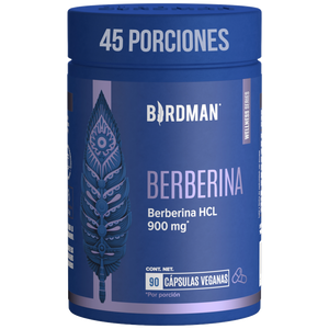 Berberina HCL - 90 Cápsulas - 45 Porciones