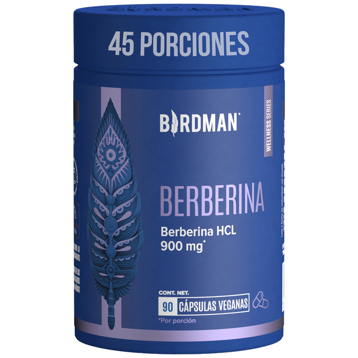 Berberina HCL - 90 Cápsulas - 45 Porciones