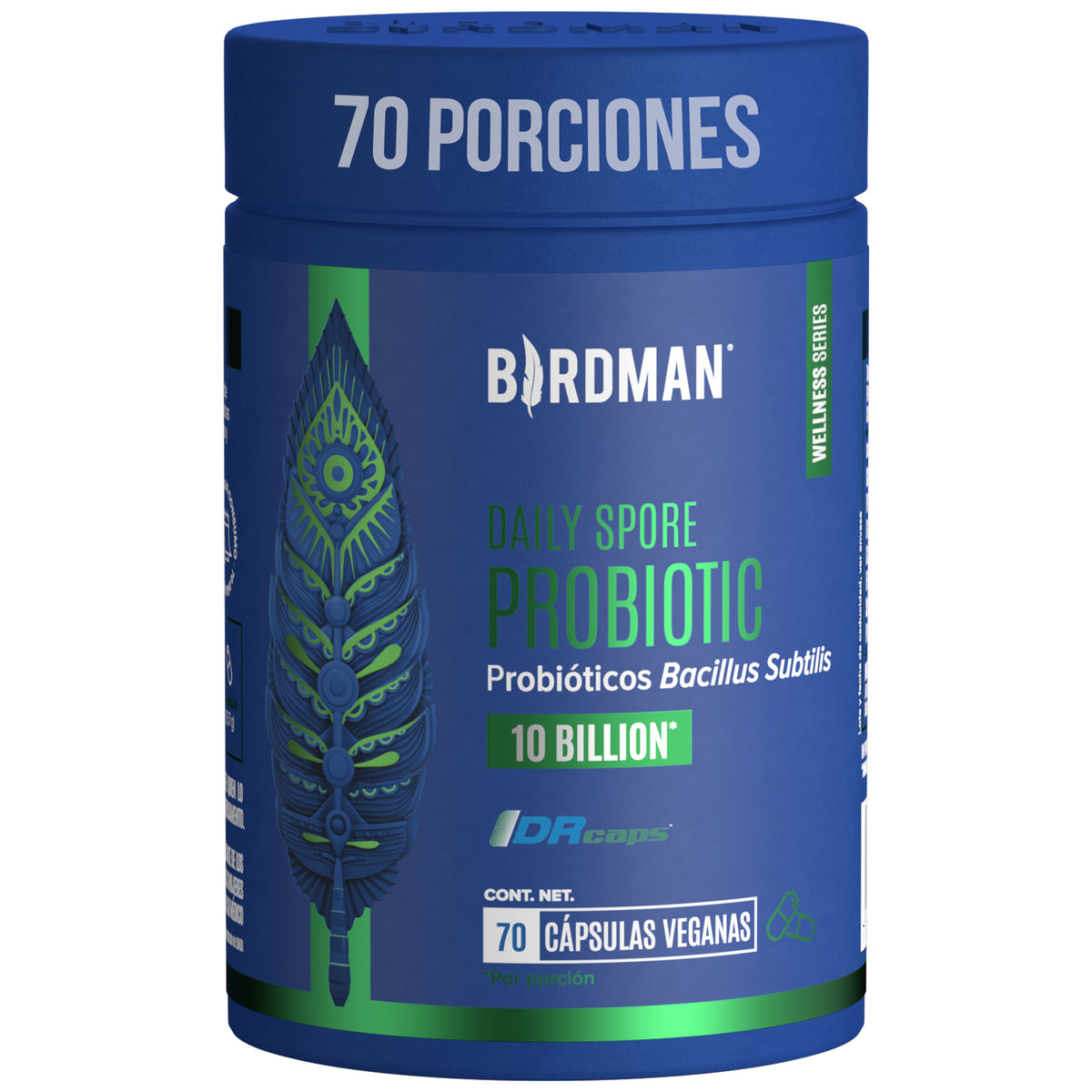 Daily Spore Probiotic - Probióticos con 10 Billones de UFC - 70 Cápsul