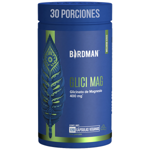 Glicinato de Magnesio - 120  Cápsulas - 30 Porciones