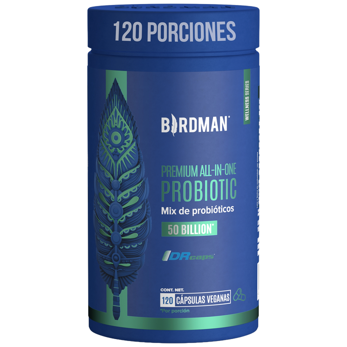 Premium All-In-One Probiotic - Probióticos con 50 Billones de UFC - 120 Cápsulas - 120 Porciones