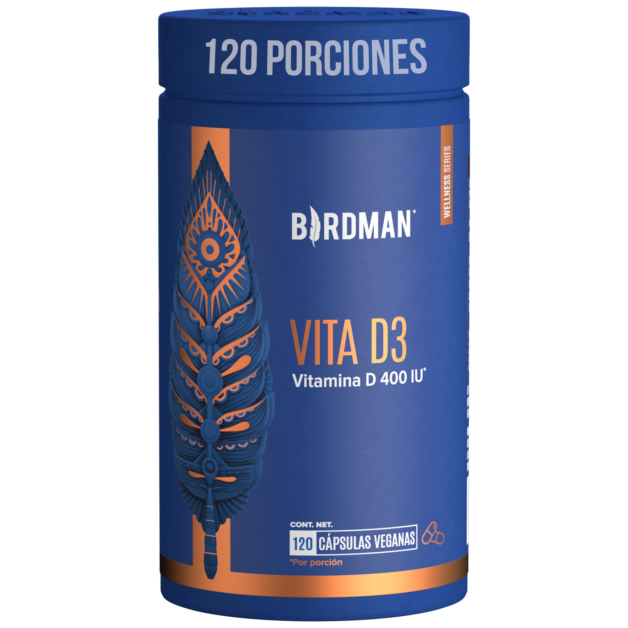 Vitamina D3 - 120 Cápsulas - 120 Porciones