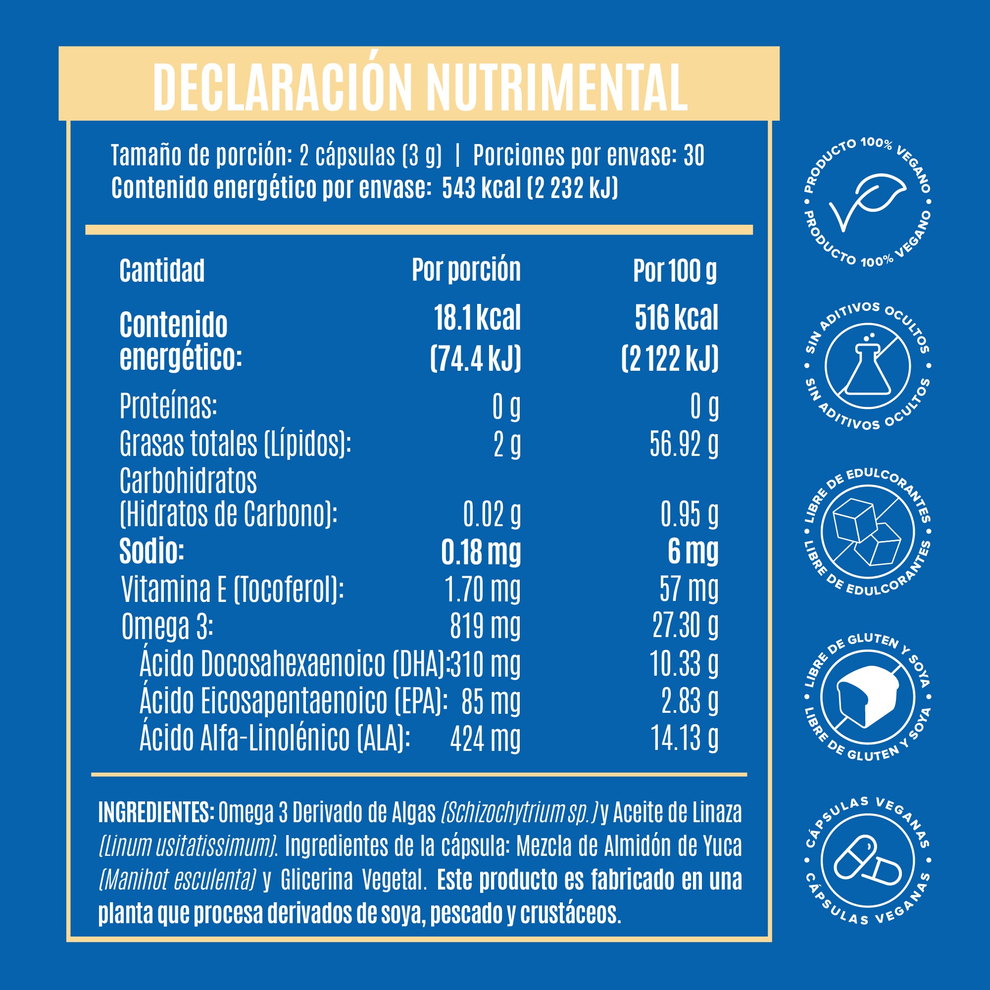 Full Spectrum Omega 3 - 60 Cápsulas - 30 Porciones