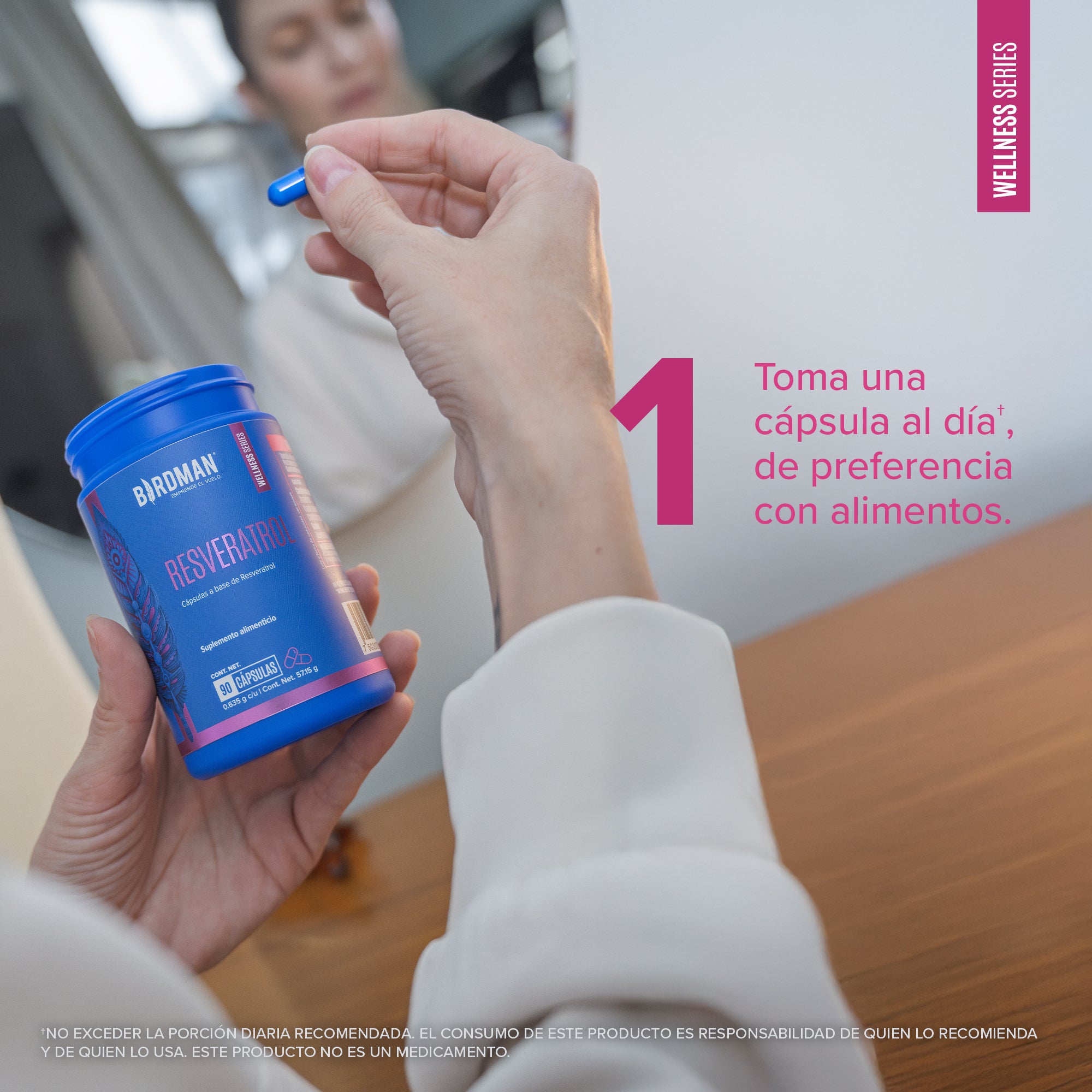 Resveratrol - 90 Cápsulas - 90 Porciones