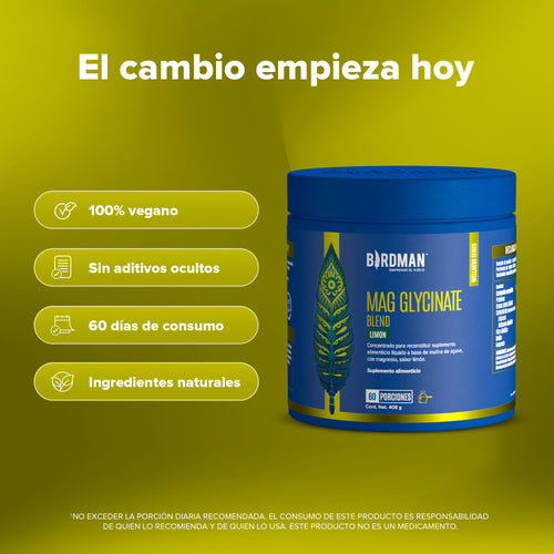 Mag Glycinate Blend -  60 Porciones PACK