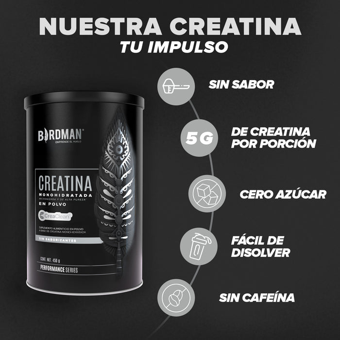 Creatina Monohidratada 450 g - 90 Servicios