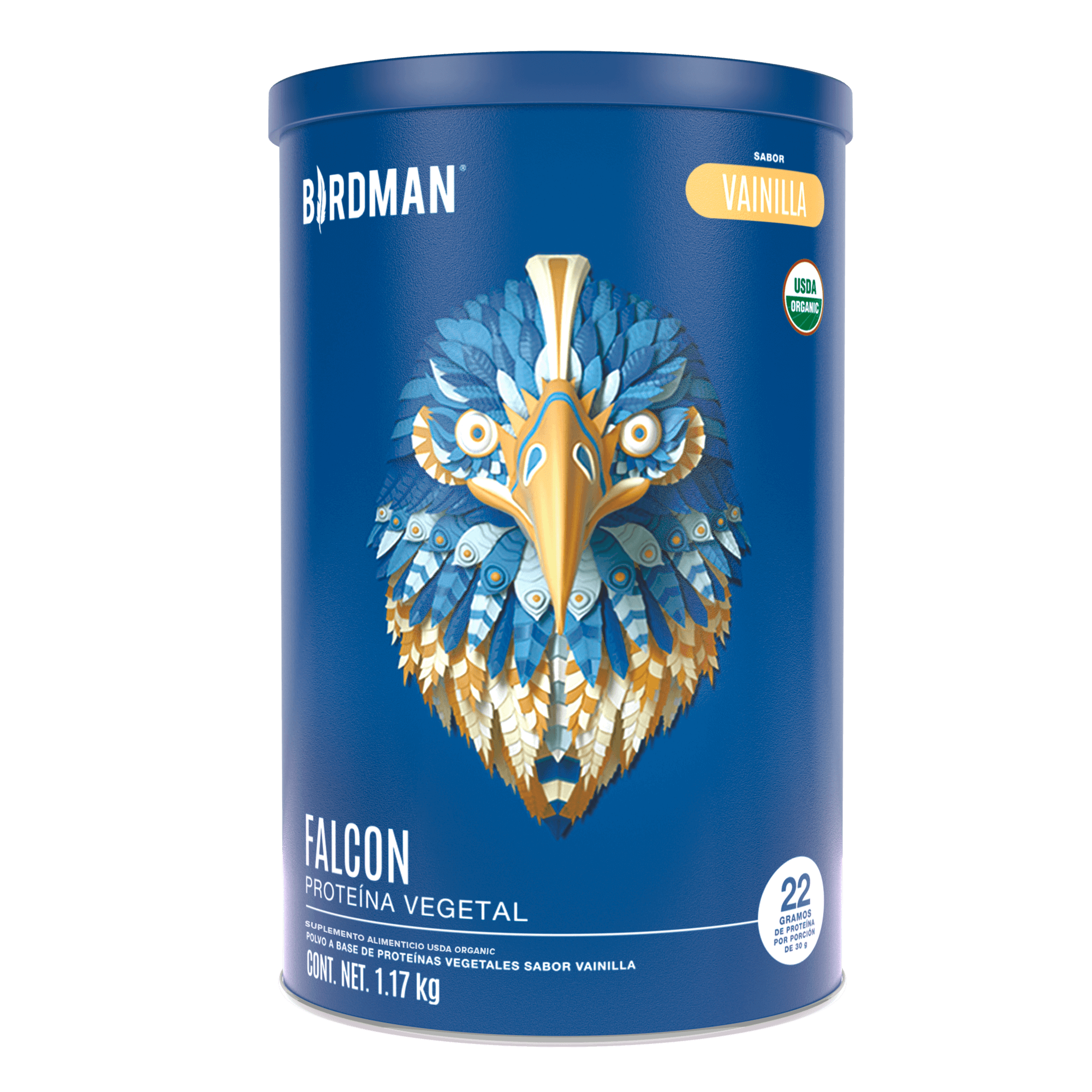 Falcon Protein Vainilla 1.17 kg - 39 Servicios