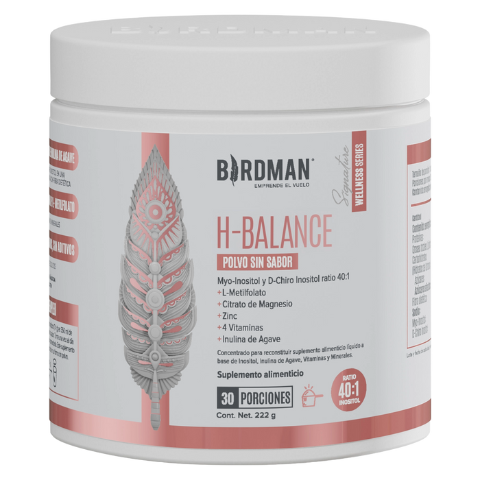 H-Balance: Inositol con Magnesio y Vitaminas - Sin Sabor - 222g