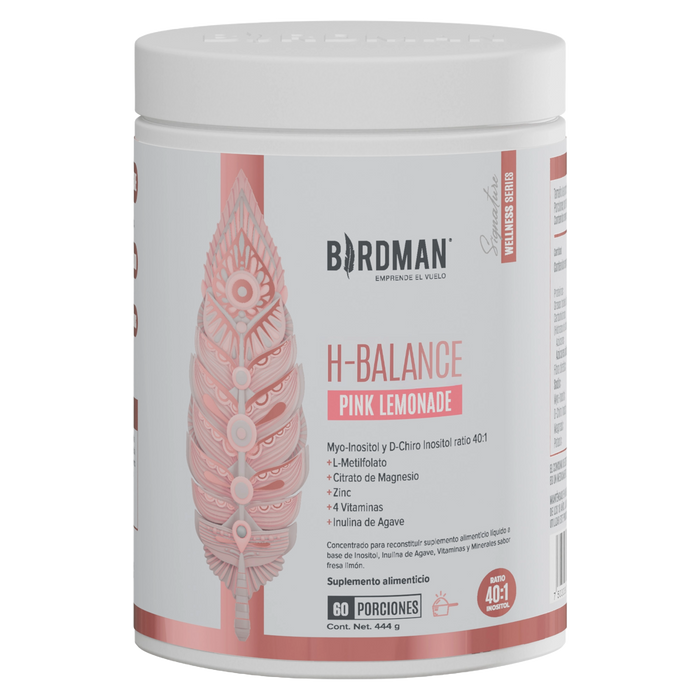 H-Balance: Inositol con Magnesio y Vitaminas - Pink Lemonade - 444g - PACK