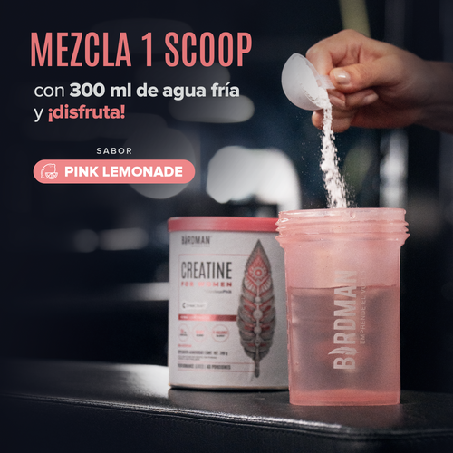 Creatine for Women - Sabor Pink Lemonade - 40 Porciones