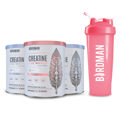 Creatine for Women 3 Pack + Shaker