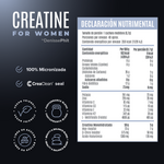 Creatine for Women - Sin Sabor - 40 Porciones