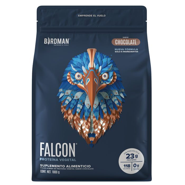Falcon Protein: Proteína Vegana en Polvo - Chocolate 1.8 kg