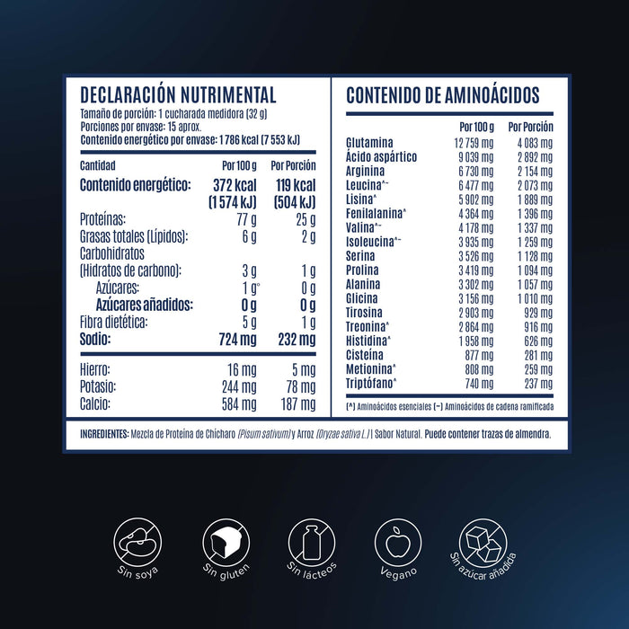 Falcon Protein - Nueva Fórmula - Natural 480 g