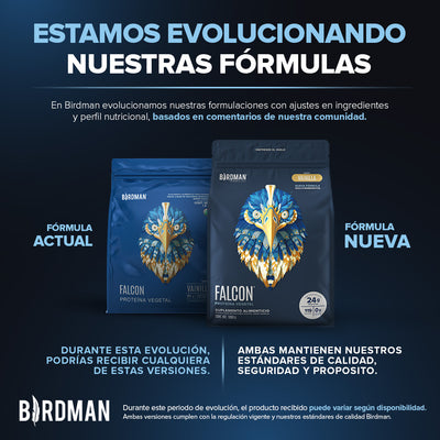 Falcon Protein: Proteína Vegana Orgánica en Polvo - Vainilla 1.8 kg