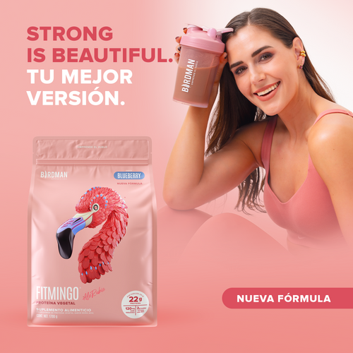 Fitmingo Protein Proteína en Polvo con Inositol & Vitaminas - Blueberry 1.7 kg