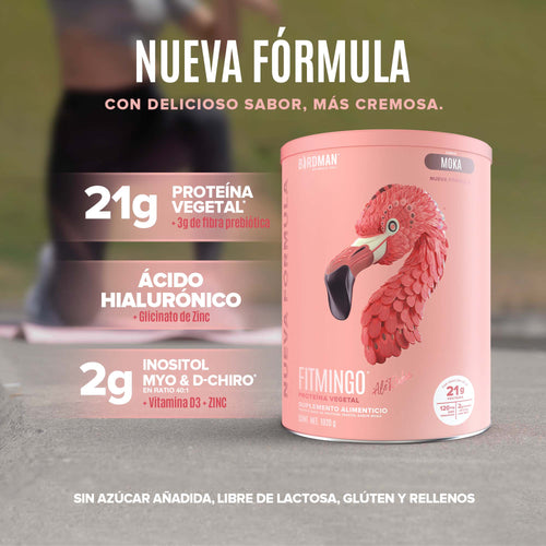 Fitmingo Protein Proteína en Polvo con Inositol & Vitaminas - Moka 1.02 kg