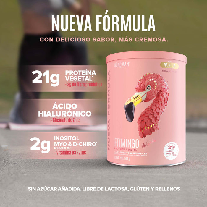 Fitmingo Protein Proteína en Polvo con Inositol & Vitaminas - Vainilla 510 g