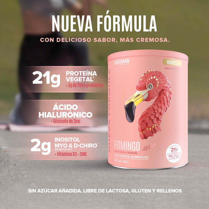 Fitmingo Protein Proteína en Polvo con Inositol & Vitaminas - Vainilla 1.02 kg